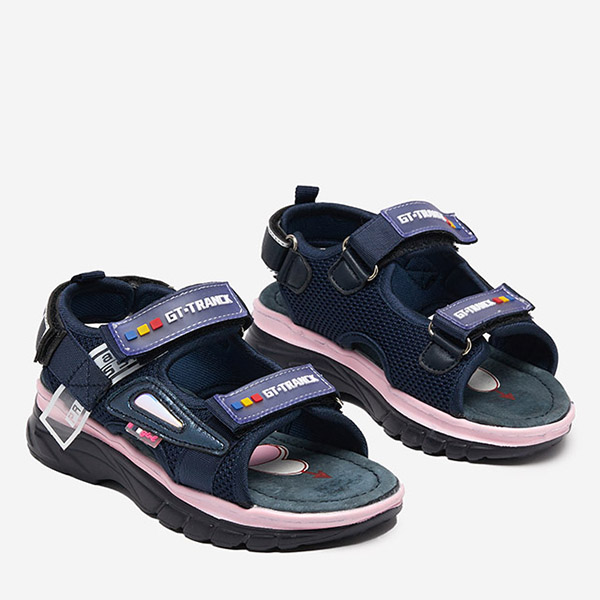Mädchensandalen in marineblau Umaf-Schuhe