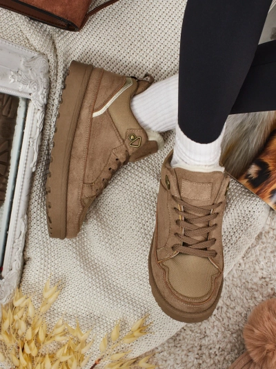 Faylo Damen-Sneakers mit Warmfutter