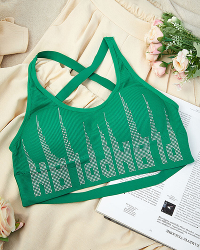 Royalfashion Damen Sport-BH mit Zirkonen