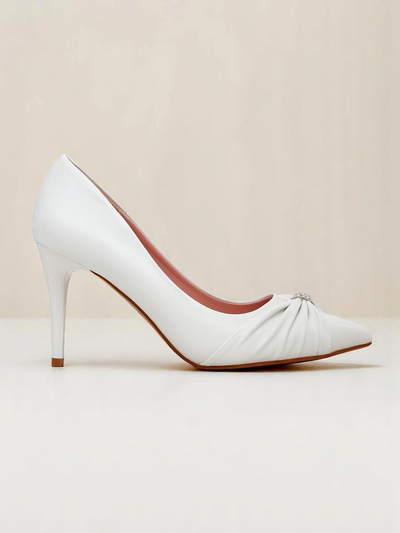 Royalfashion Damenschuhe aus Leder Venetia Nera