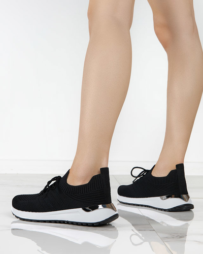Erina Sportschuhe aus schwarzem Stoff für Damen - Schuhe