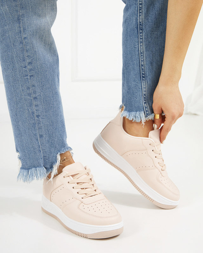Hellrosa Damenschuhe Sneakers vom Typ Jaminso - Schuhe