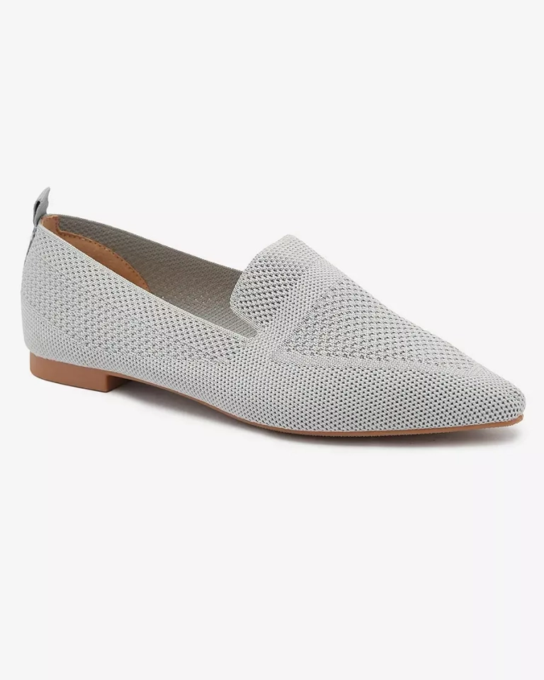 Damen Stoffballerinas in grau Aqsak- Footwear