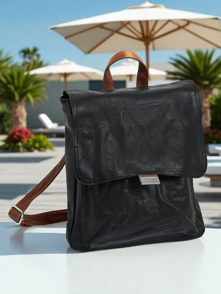 Royalfashion Damenrucksack aus Öko-Leder Klara