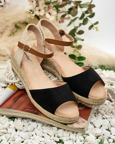 Royalfashion Damen Espadrilles auf niedrigem Absatz Osintale