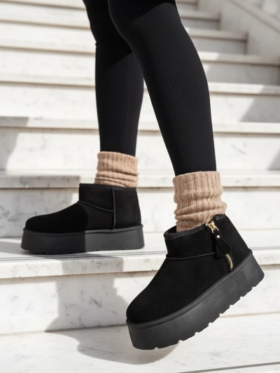 Royalfashion Damen Plateau-Schneestiefel a'la Delgadi