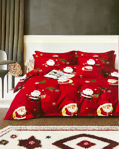 Royalfashion Gemusterte Bettwäsche 200x220 3-teiliges Set