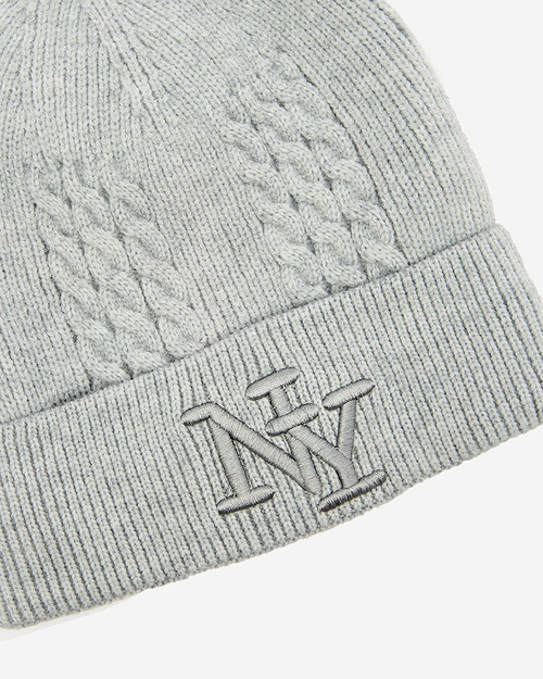 Шапка утеплена жіноча Royalfashion сіра