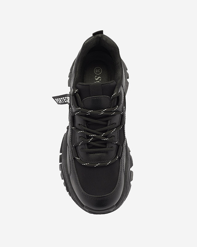 Schwarzer Damen-Sneaker Sportschuhe Evilpo- Footwear