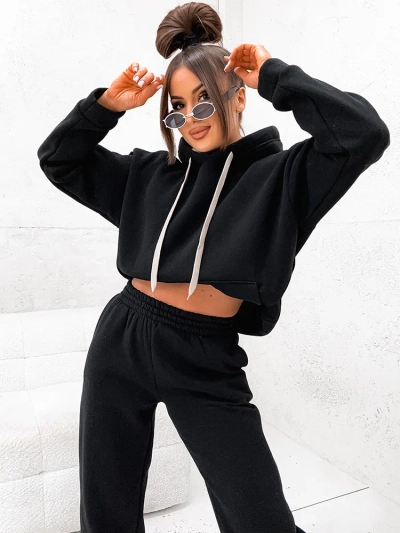Royalfashion Damen-Sweatshirt-Set aus Baumwolle