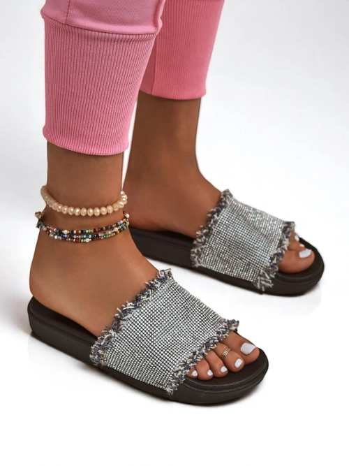 Royalfashion Жіночі шльопанці на плоскій підошві SparkleWalk