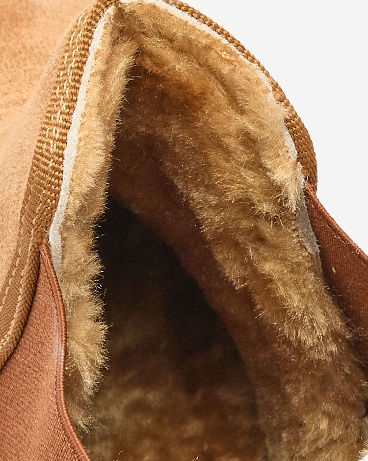 Royalfashion Braun Damen Plateau Schneestiefel Stiellsia