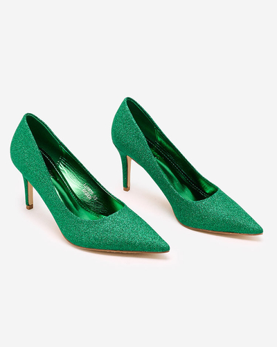 Royalfashion Damen Stiletto Pumps mit Glitzer Matomliso