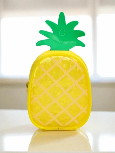 Royalfashion Mehrfarbige Silikon-Haargummis Ananas