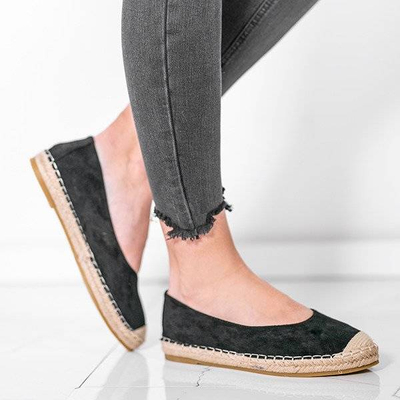 OUTLET Black Espadrilles Mellow - Schuhe