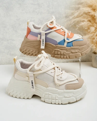 Royalfashion Damen Plateau Turnschuhe Bereya