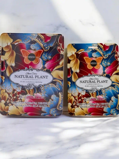 Natürliche Pflanze - Serumset mit Ceramiden und Chrysanthemun-Maske 6g+36g x 10 Stück