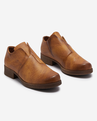Camel Halbstiefel aus Öko-Leder Ilioppa- Footwear
