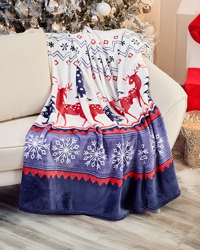 Royalfashion Різдвяний плед 200x220