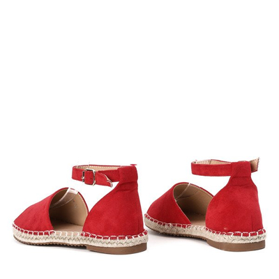 Rote Espadrilles mit Royal-Schnitt - Schuhe