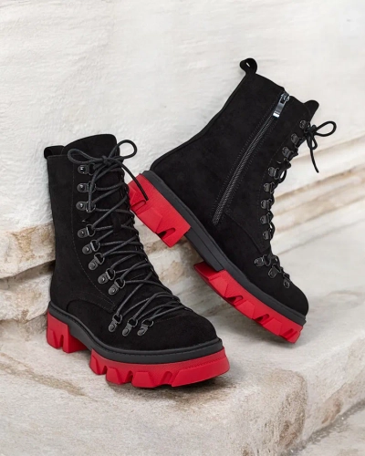 Royalfashion Damen Schnürstiefel Xorri