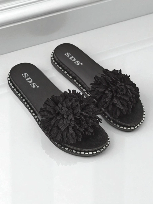 Royalfashion Жіночі шльопанці на плоскій підошві Flora Blide