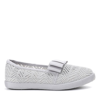Graue Turnschuhe für Mädchen Tabbi - Footwear