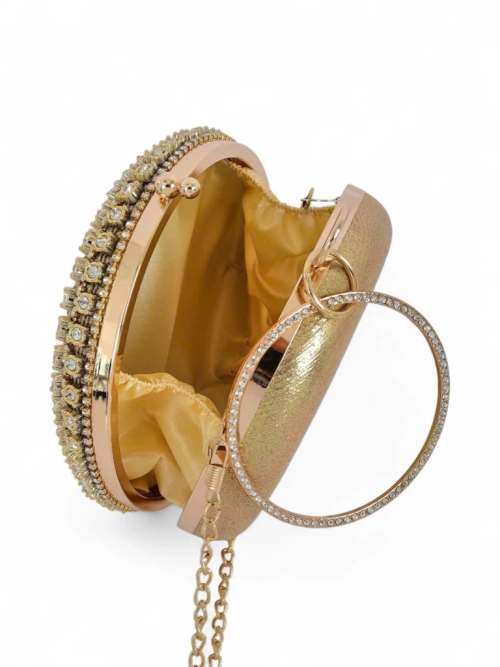 Royalfashion Копертова жіноча сумочка з цирконами Elira Noir