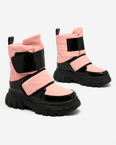 Royalfashion Damen Schneestiefel in rosa Enamirela