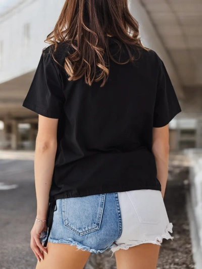 Royalfashion Damen Baumwollbluse mit der Aufschrift