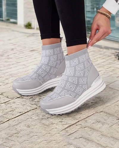 Royalfashion Damen Sportliche High Sneakers Lori