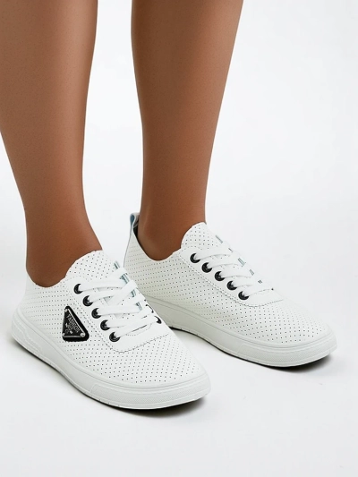 Royalfashion Schnürschuhe für Damen mit einem Druck Fennie