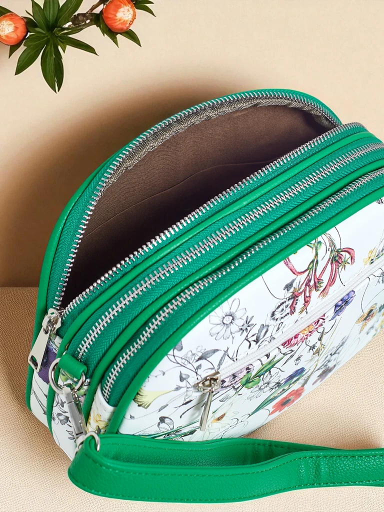 Royalfashion Kleine Damenhandtasche aus Öko-Leder Floriana