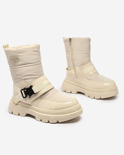 Royalfashion Damen Fileuri Schneestiefel