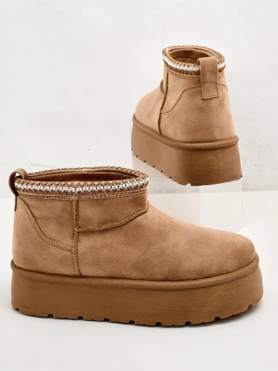 Royalfashion Damen Kurzstiefel a'la Schneestiefel Xoalla