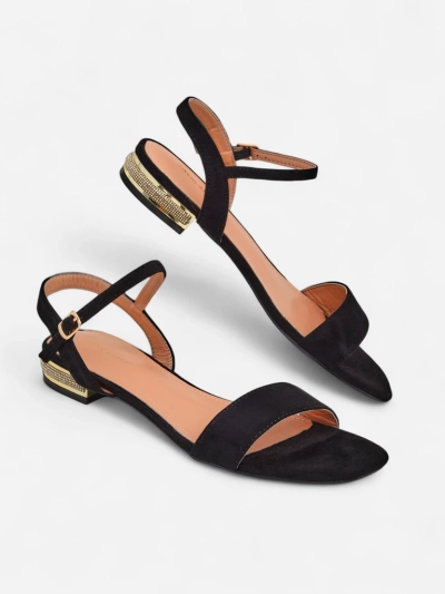Royalfashion Damen Sandalen auf einer flachen Sohle Aronies