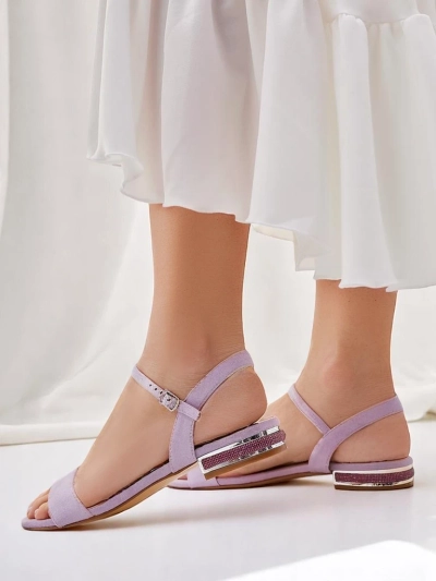 Royalfashion Damen Sandalen auf flacher Sohle Aronies