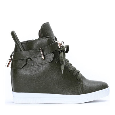 Zielone sneakersy Singlea- Obuwie