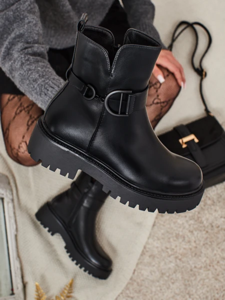 Öko-Leder Damenstiefeletten Marques