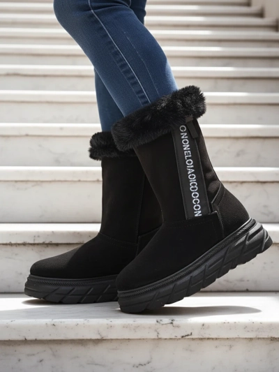 Royalfashion Damen Schneestiefel Zebio