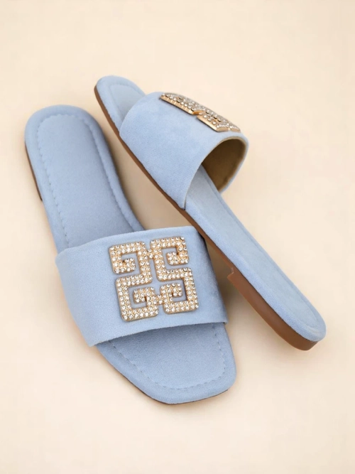 Royalfashion Жіночі сланці на пласкій підошві Zamila