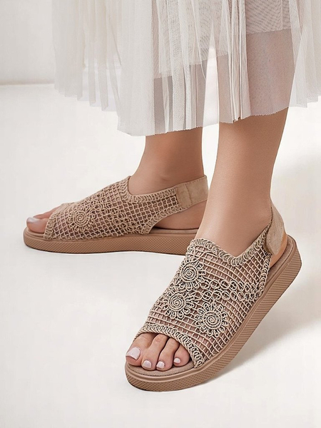 Royalfashion Damen Levay Ajour-Sandalen mit Obermaterial