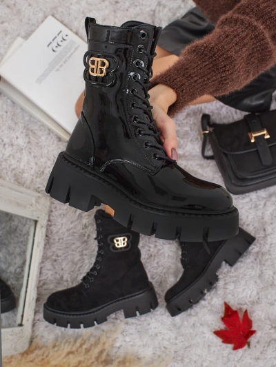 Royalfashion Damen Worker Boots Milloze