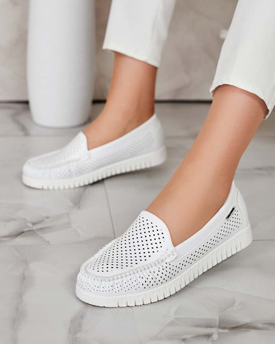 Royalfashion Жіночі шкіряні мокасини Nafis