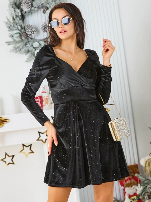 Royalfashion Жіноча сукня з стразами