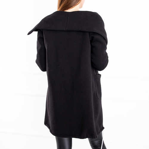 Чорна жіноча куртка oversize