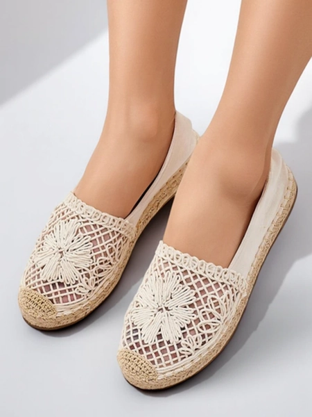 Royalfashion Damen perforierte Espadrilles Verela