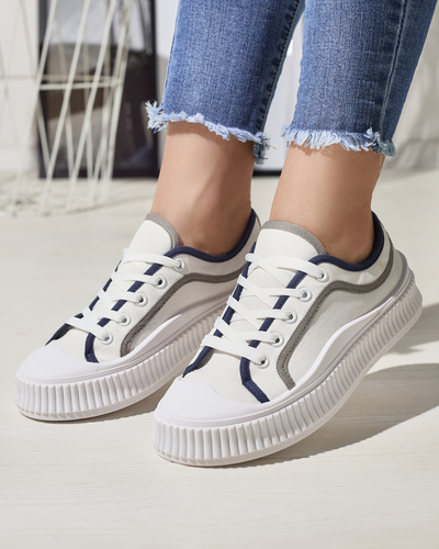 Damen Sneaker auf fester Sohle in weiß Dessica - Footwear