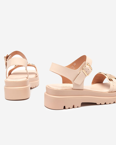 Beige Damensandalen Blascita - Schuhe