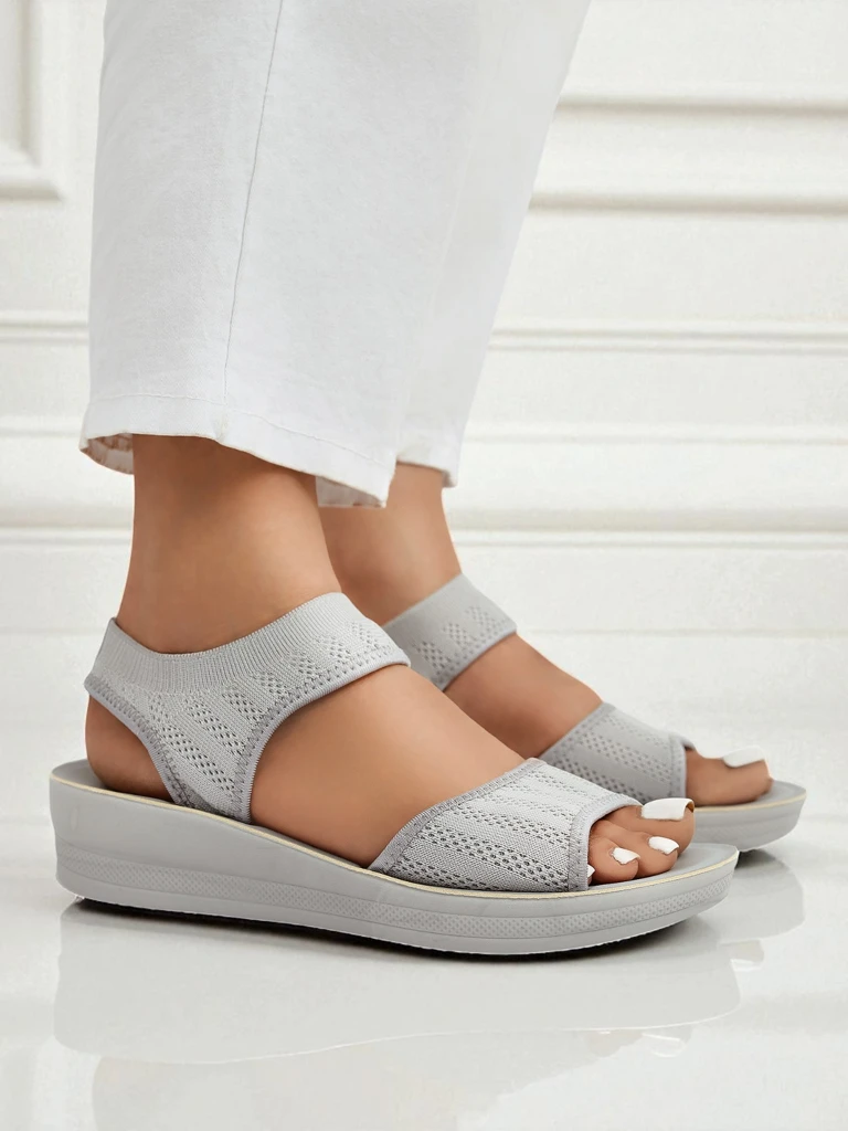 Royalfashion Damensandalen mit dickerer Sohle Viva Flex II